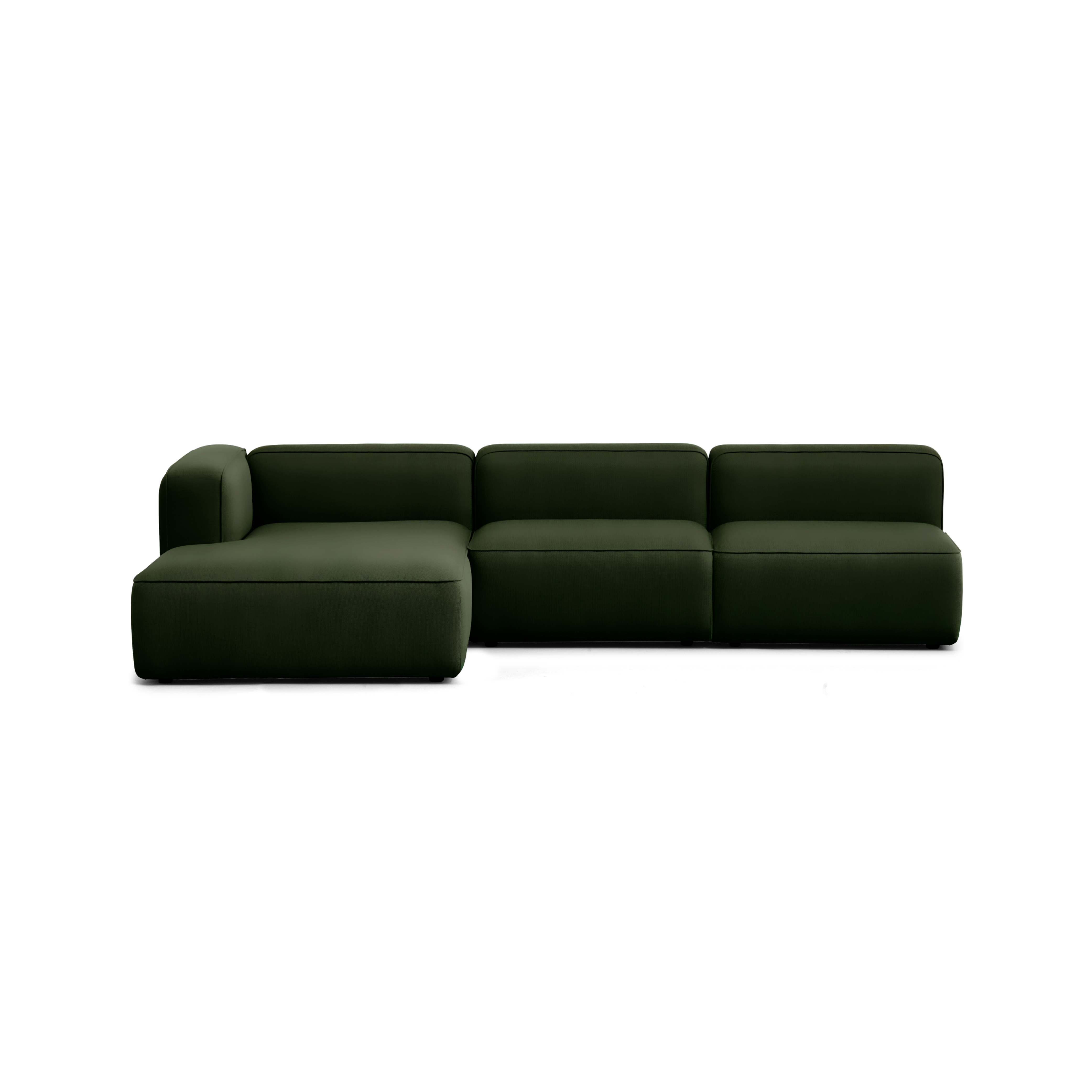 Grünes Sofa