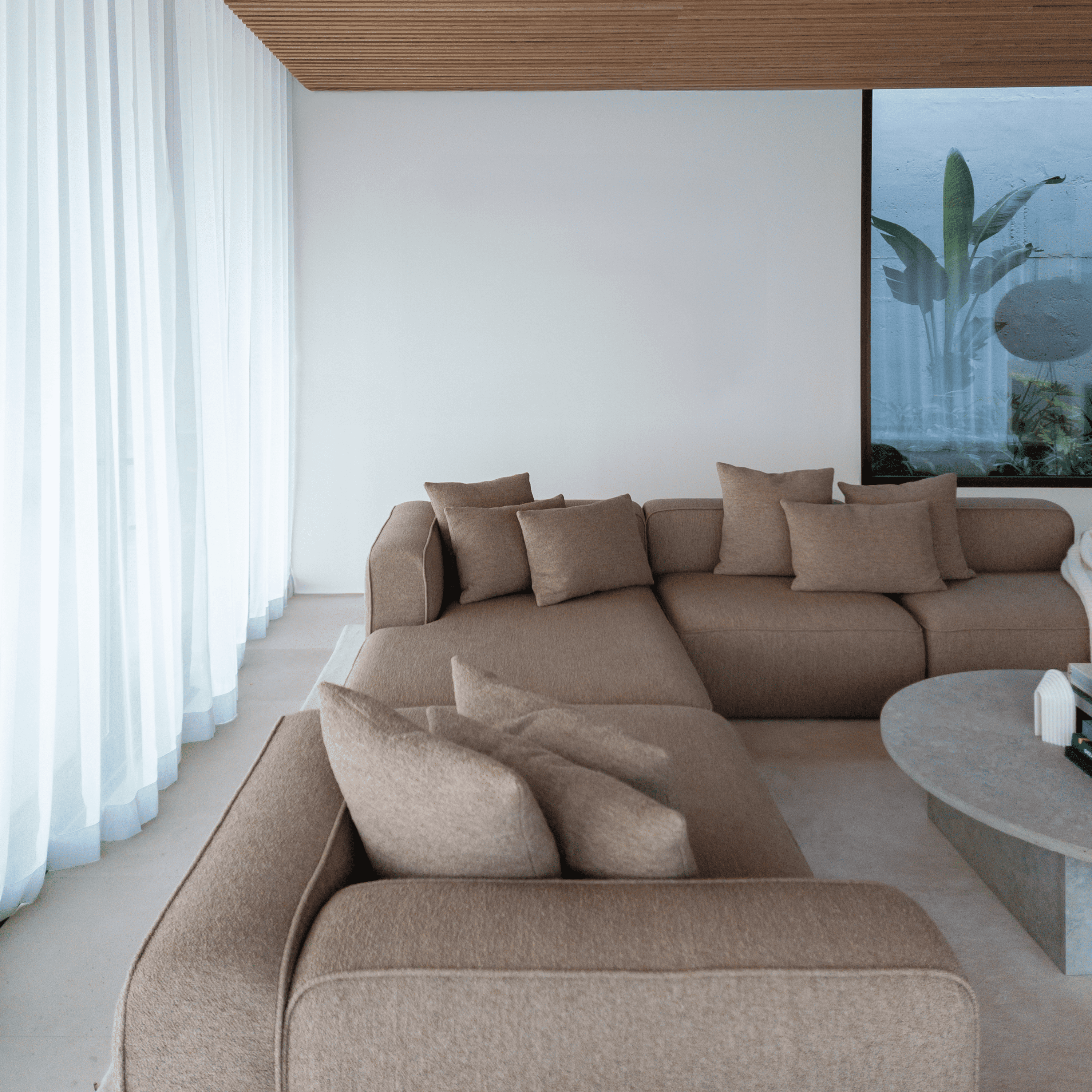BASECAMP XL Family - Rechts Chaiselongue, 5 Module, 230x400 cm