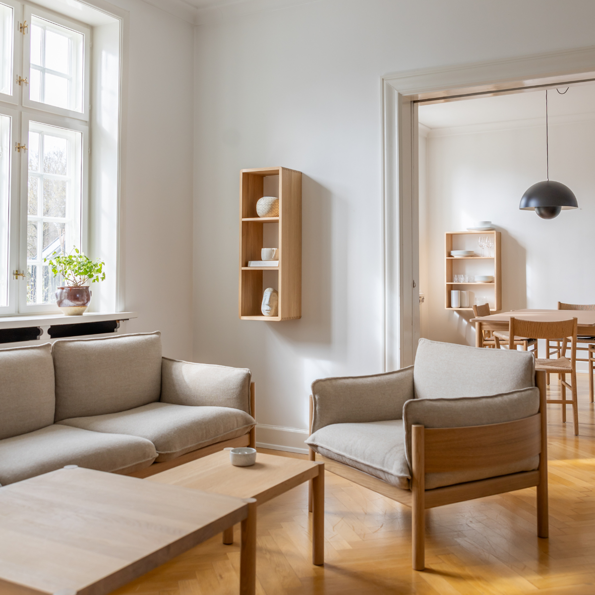 EIK - Eichenregal, klein, 91×30 cm