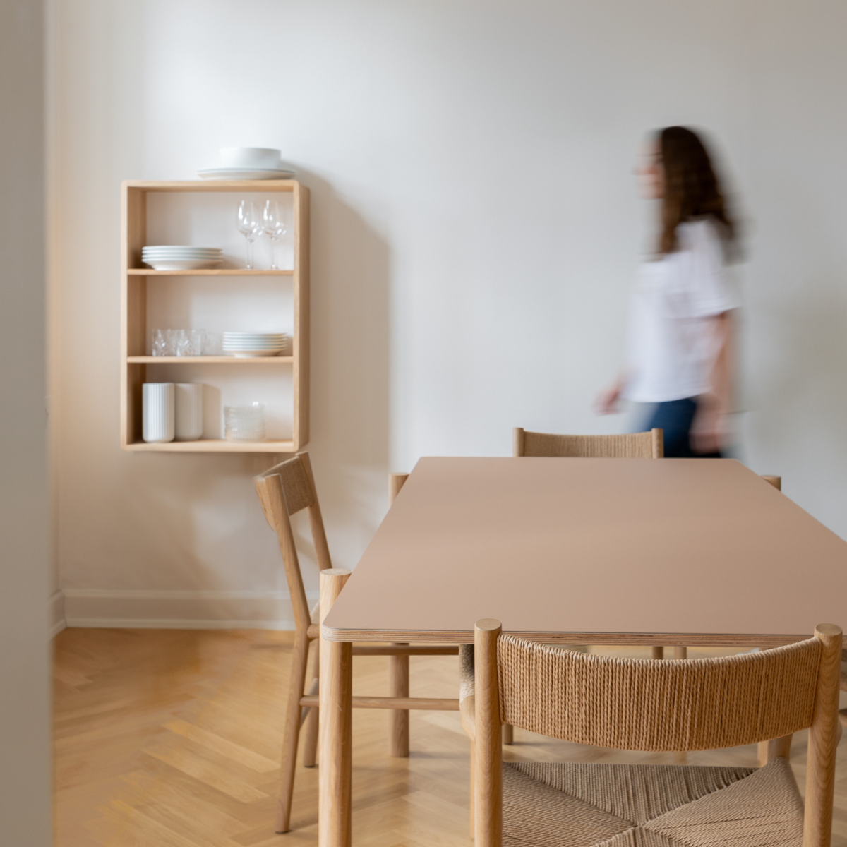 EIK - Eichenregal, mittel, 91×60 cm