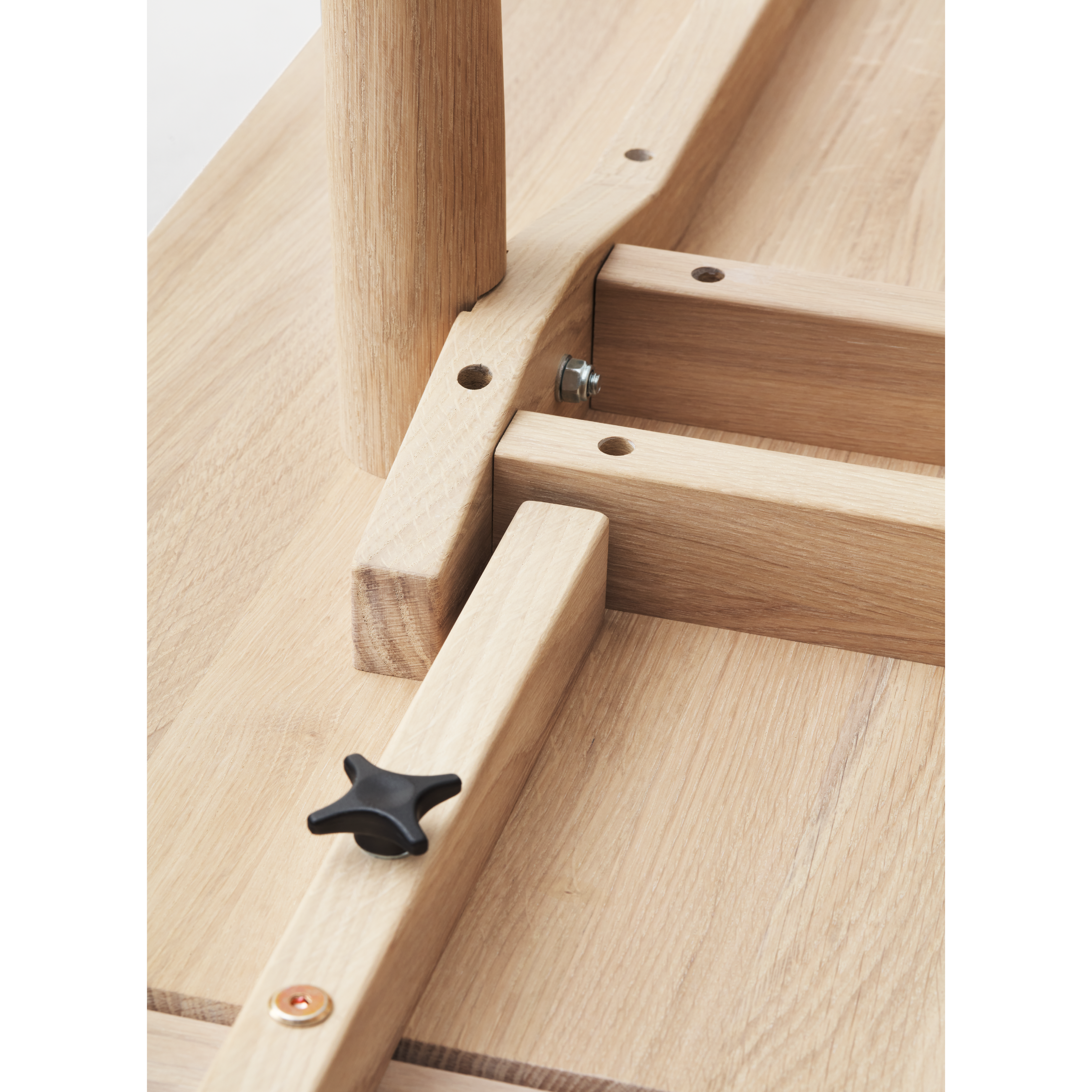 HOLMEN - 2 Verlängerungsplatten für rechteckigen Esstisch