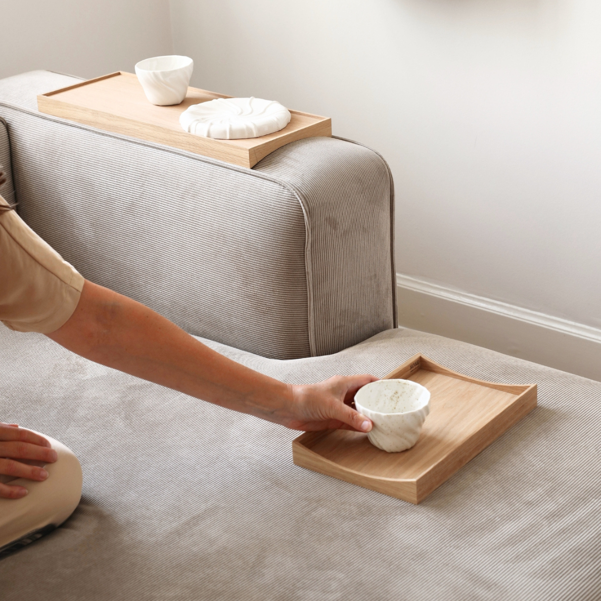 BASETRAY SMALL - Eichenholz-Tablett