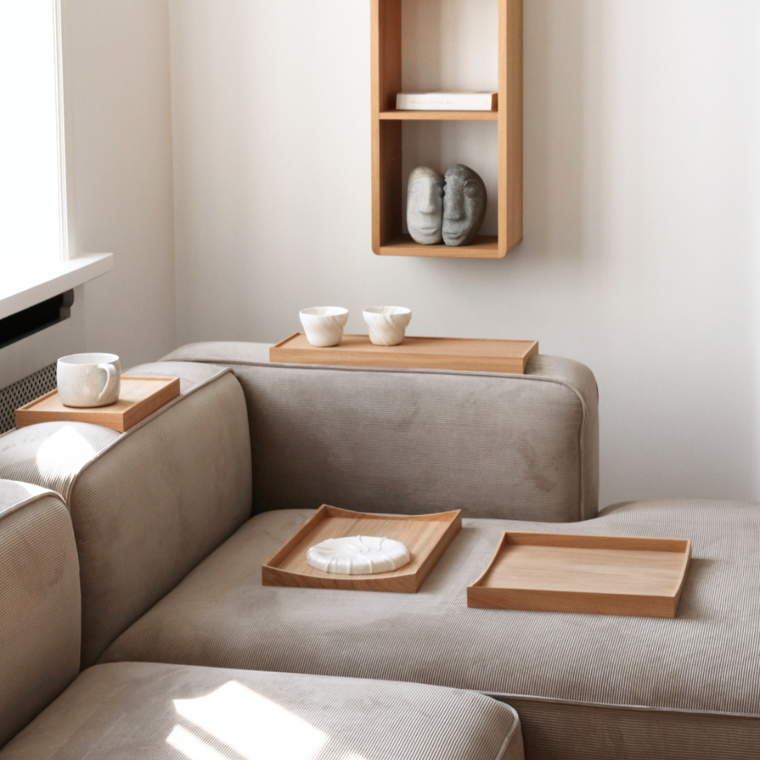 BASETRAY SMALL - Eichenholz-Tablett