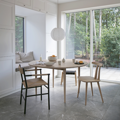 HOLMEN - Runder Esstisch, Eiche