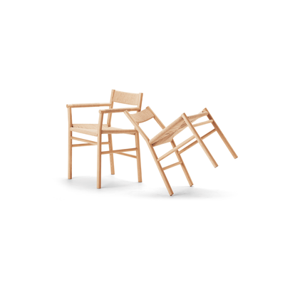 CORD - Eichenstuhl mit Armlehne