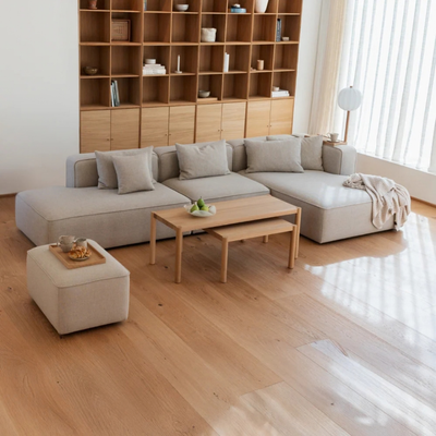 BASECAMP XL Family - Rechts Chaiselongue, 5 Module, 230x400 cm