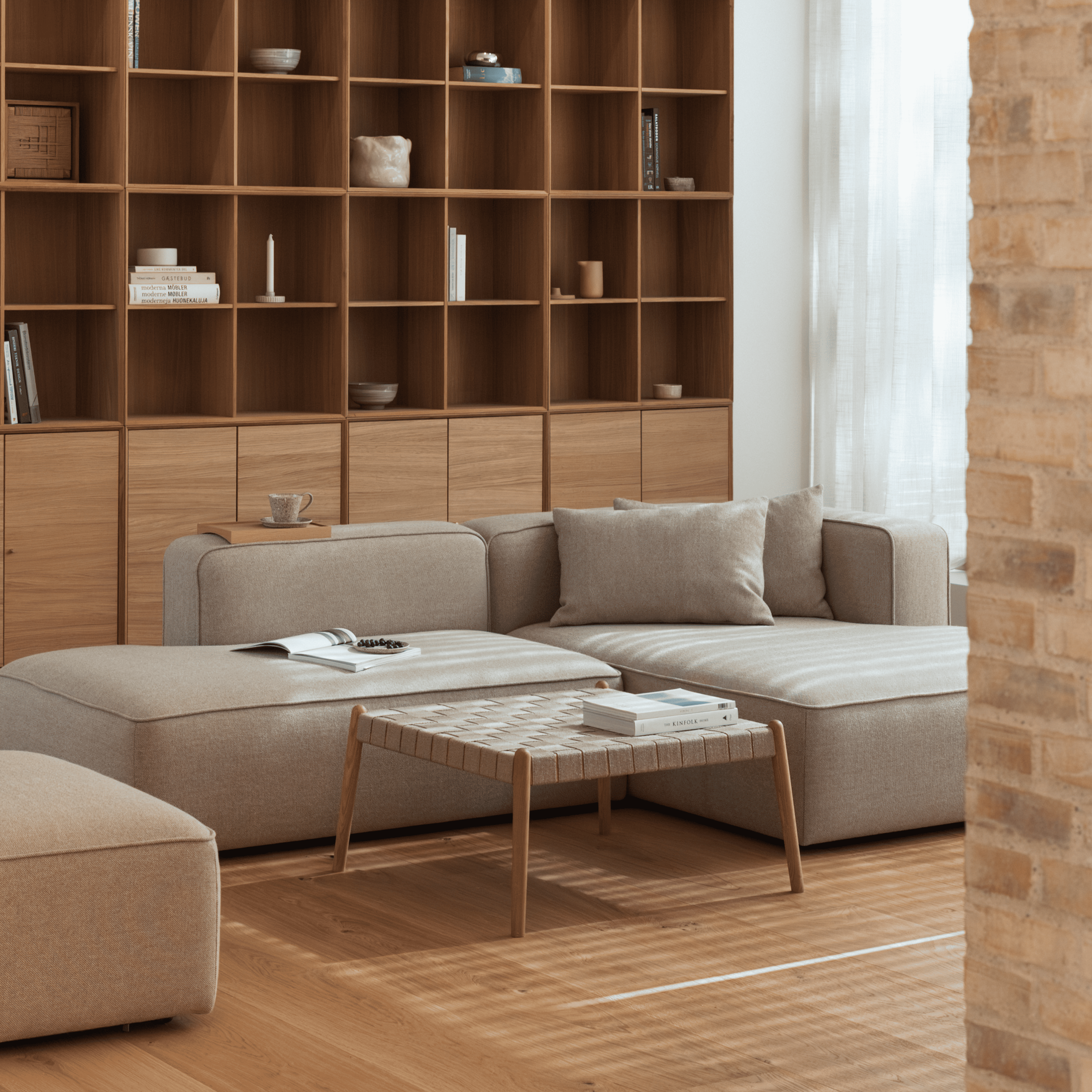 BASECAMP XL Deep Family - Chaiselongue Links, 5 Module, 250x400 cm