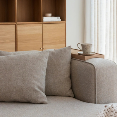 BASECAMP XL Family - Rechts Chaiselongue, 5 Module, 230x400 cm