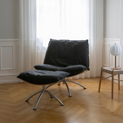 PRIMETIME - Sessel, schwarzer Stahl