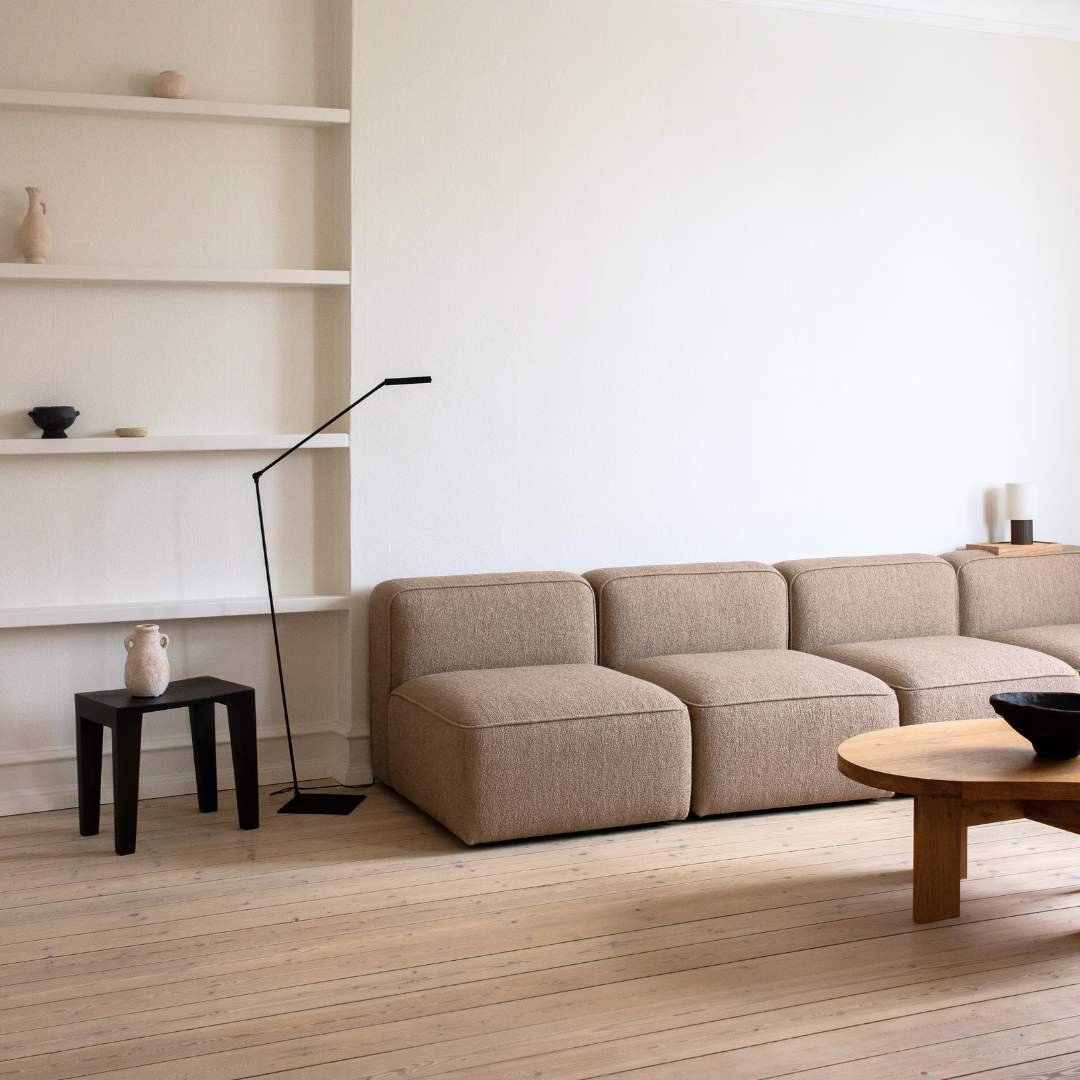 BASECAMP Chaiselounge - Rechte Chaiselongue, 3 Module, 140x250cm