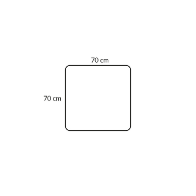 BASECAMP Hocker - Modul 1A, 70x70 cm