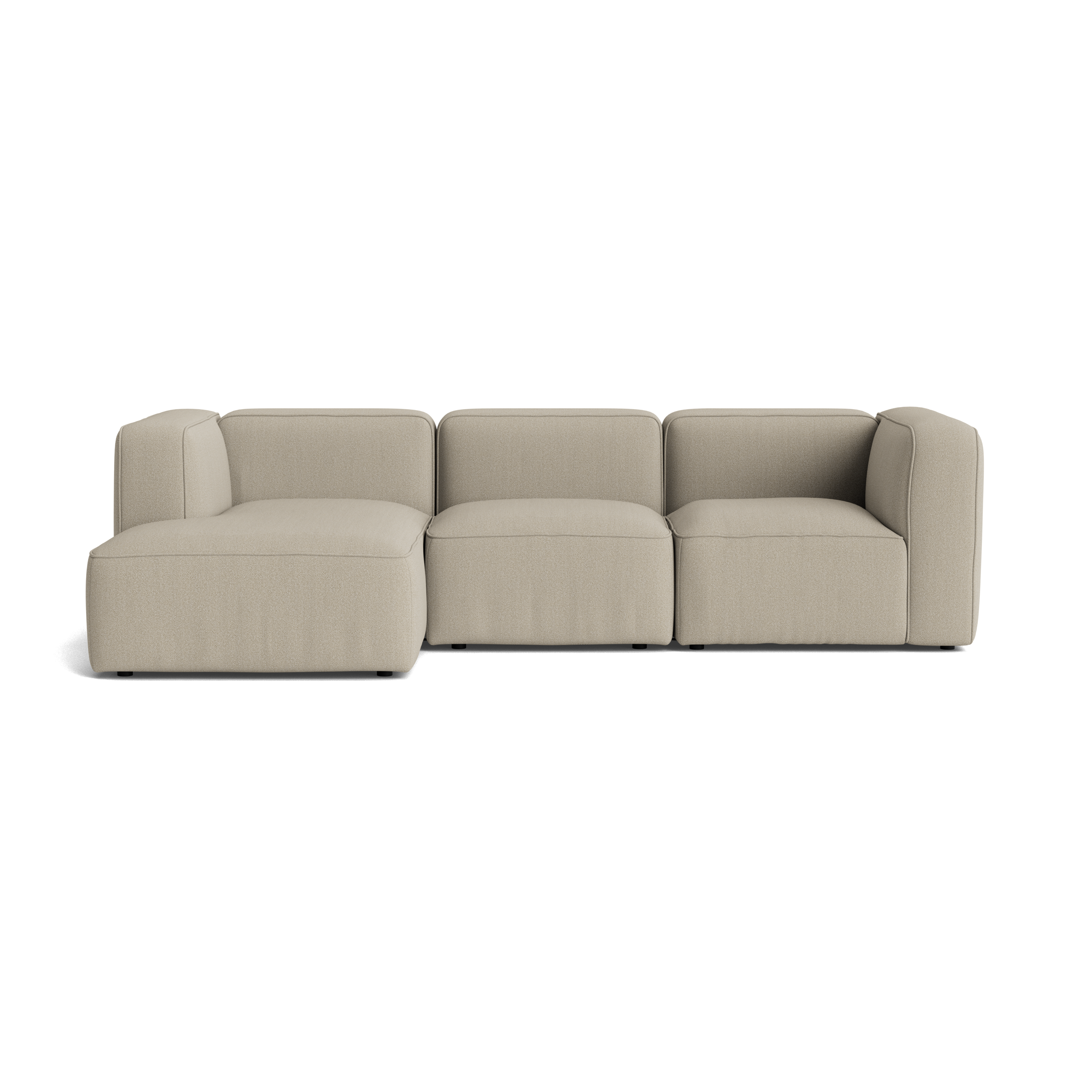 BASECAMP Chaiselongue - linkes Chaiselongue, 3 Module, 140x250cm