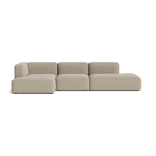 BASECAMP XL Deep Open End - Links Chaiselongue, 3 Module, 160x340 cm