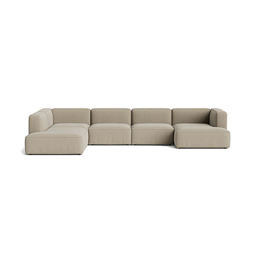 BASECAMP XL Deep Family - Chaiselongue Rechts, 5 Module, 250x400 cm