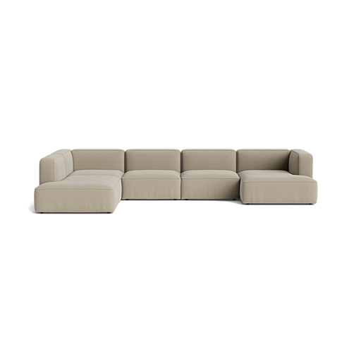 BASECAMP XL Deep Family - Rechts Chaiselongue, 5 Module, 250x400 cm