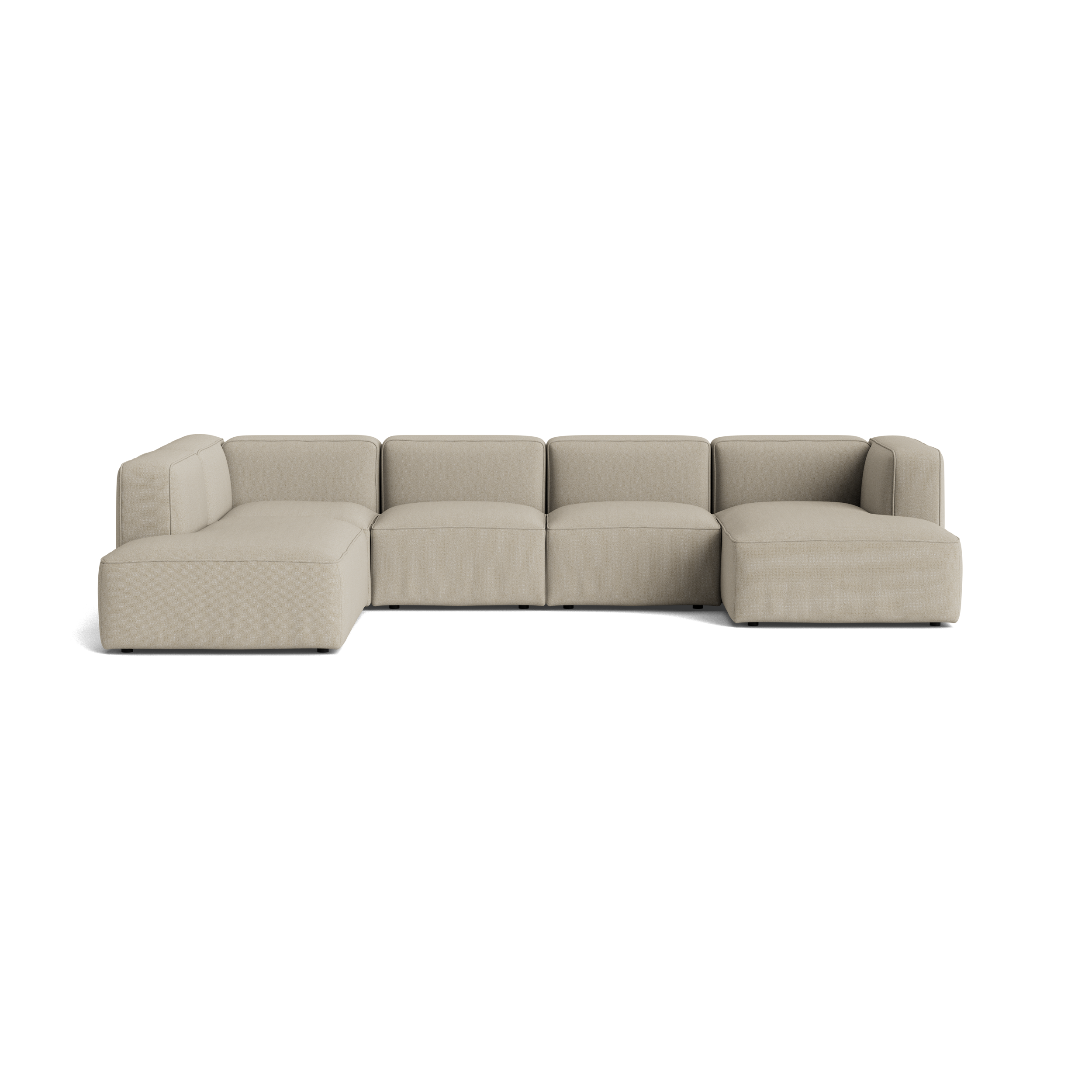BASECAMP Family - rechtes Chaiselongue, 5 Module, 210x320 cm