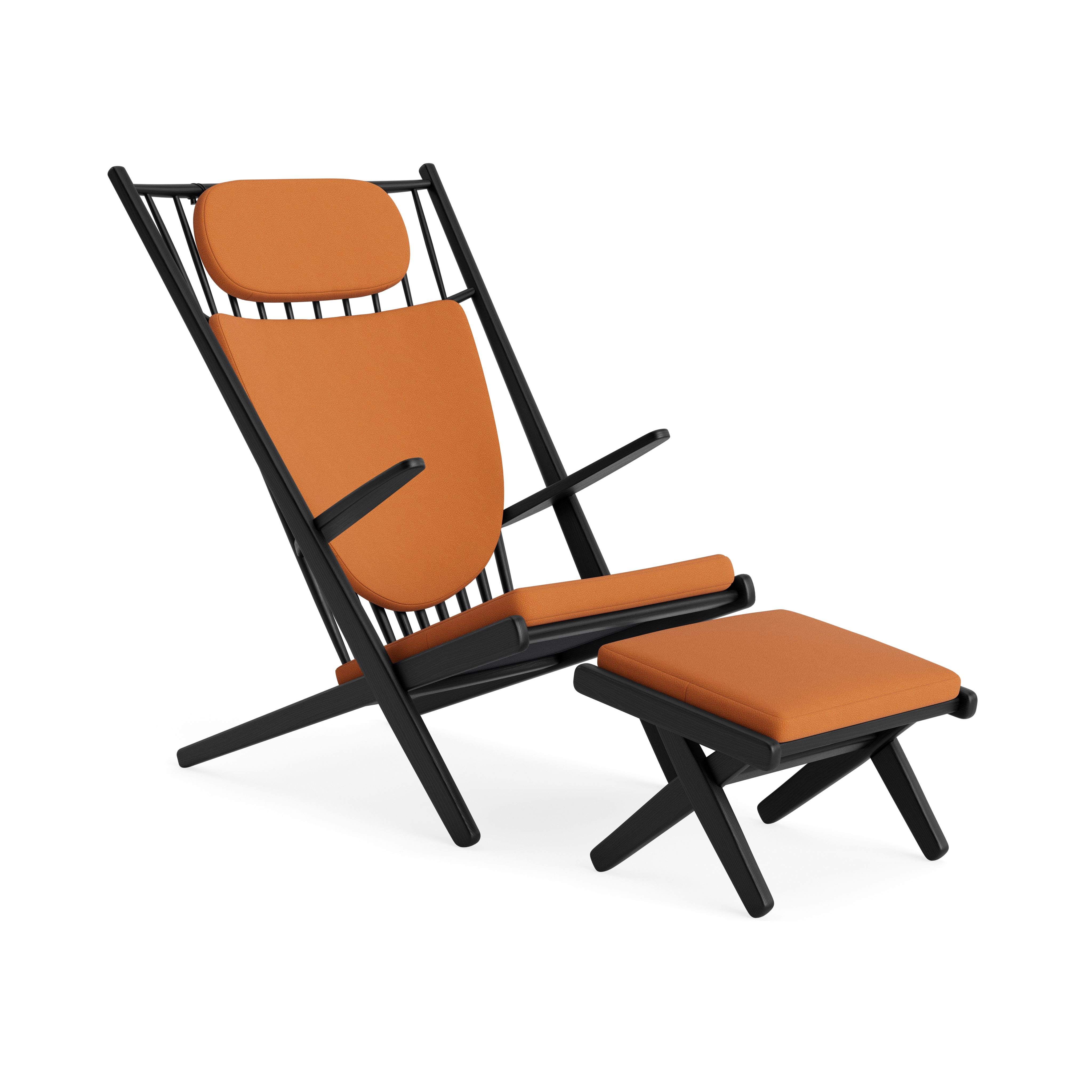 GOLIAT - Sessel mit Hocker