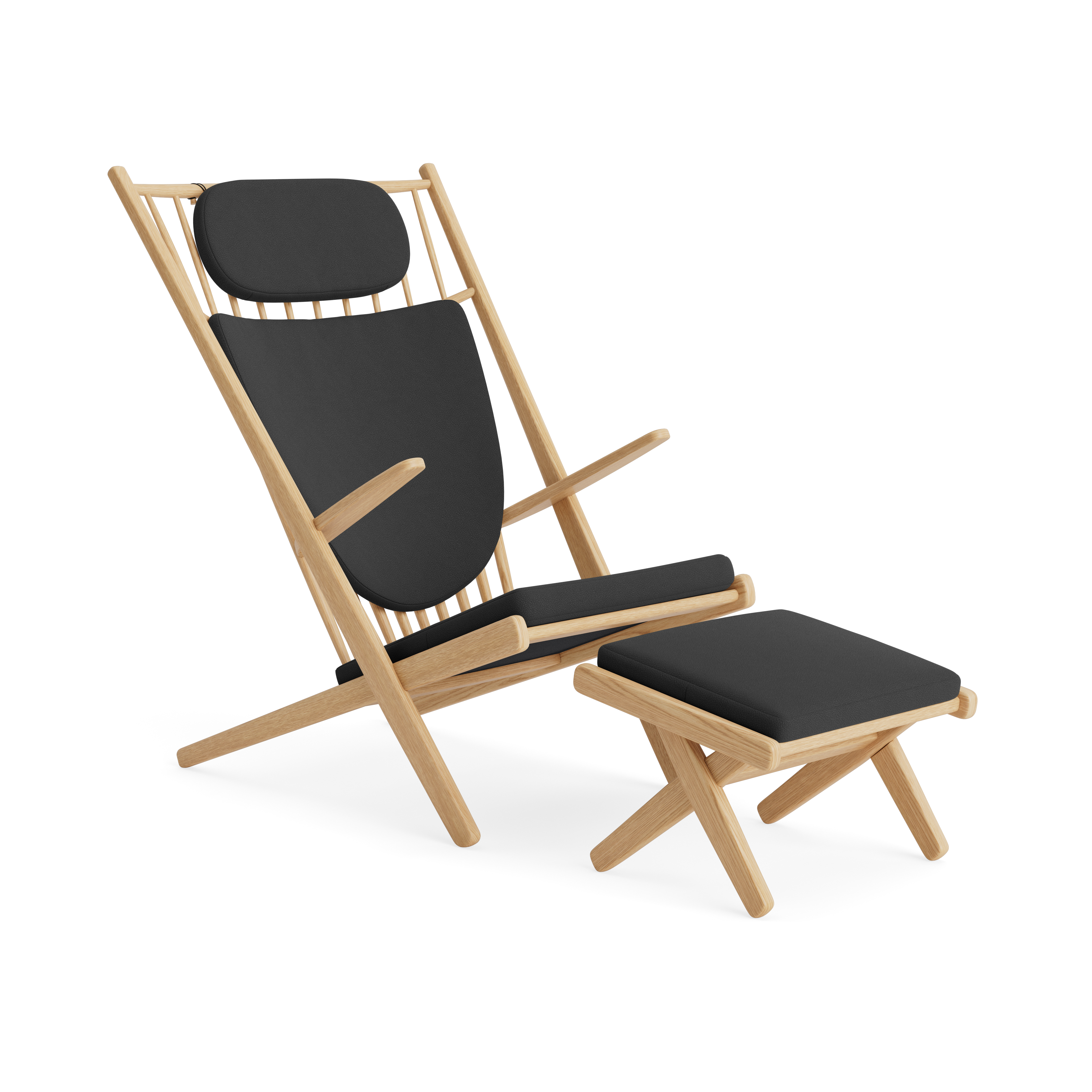 GOLIAT - Sessel mit Hocker