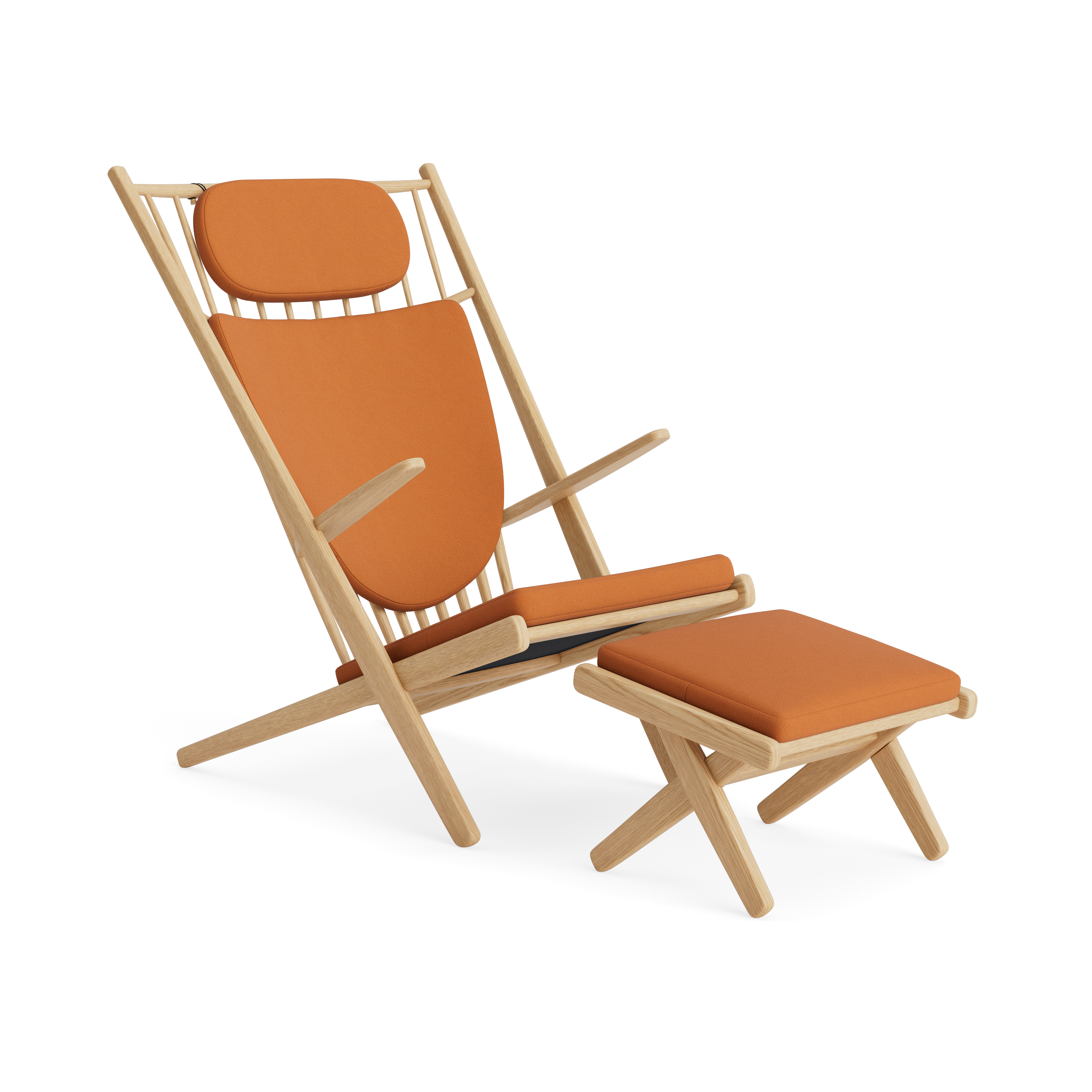 GOLIAT - Sessel mit Hocker