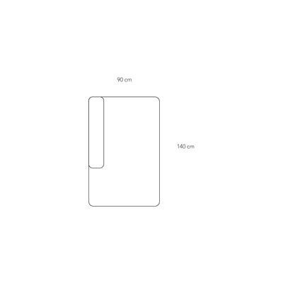 BASECAMP XL Open end - links, Modul 6E, 90x140 cm