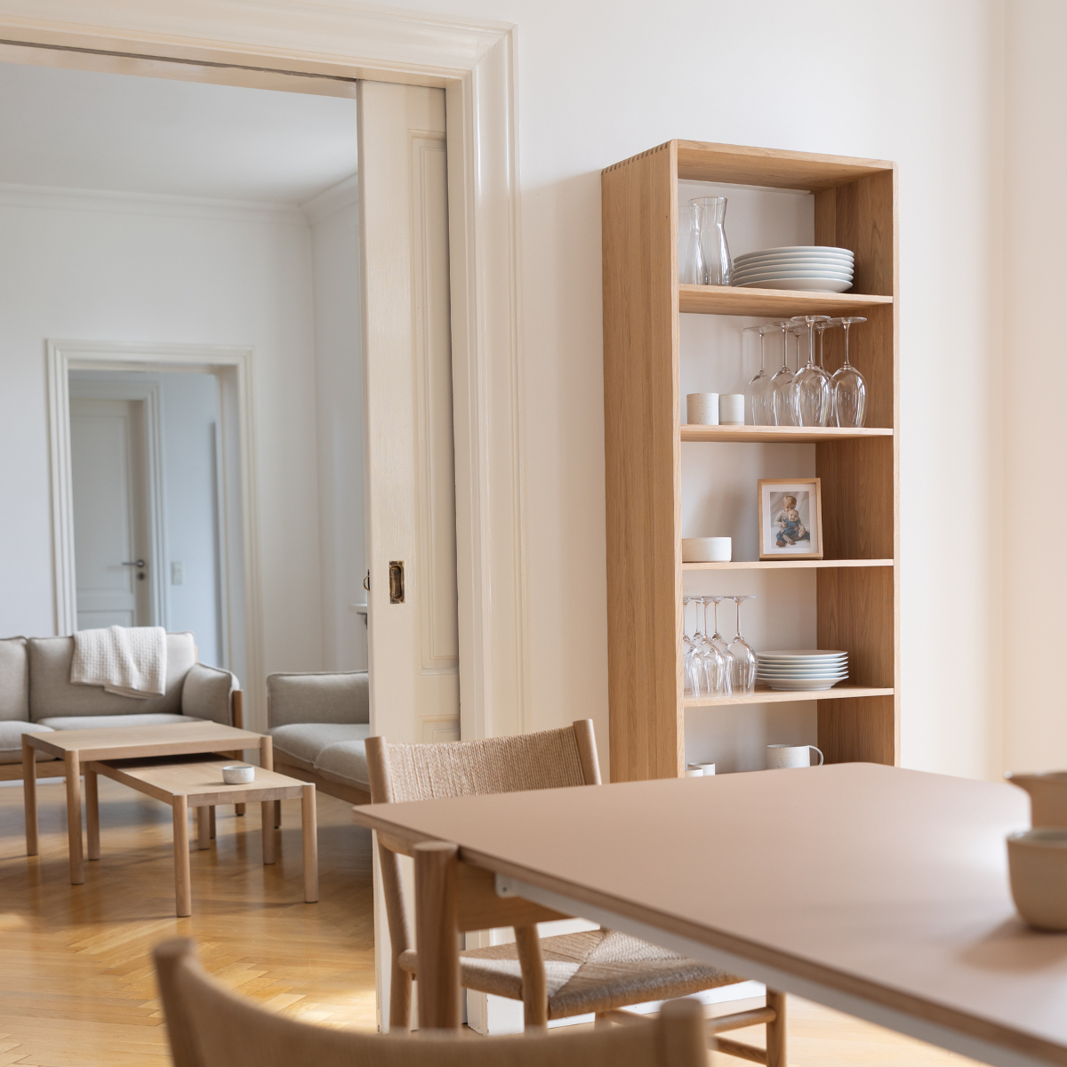 EIK - Eichenregal, groß, 150×60 cm