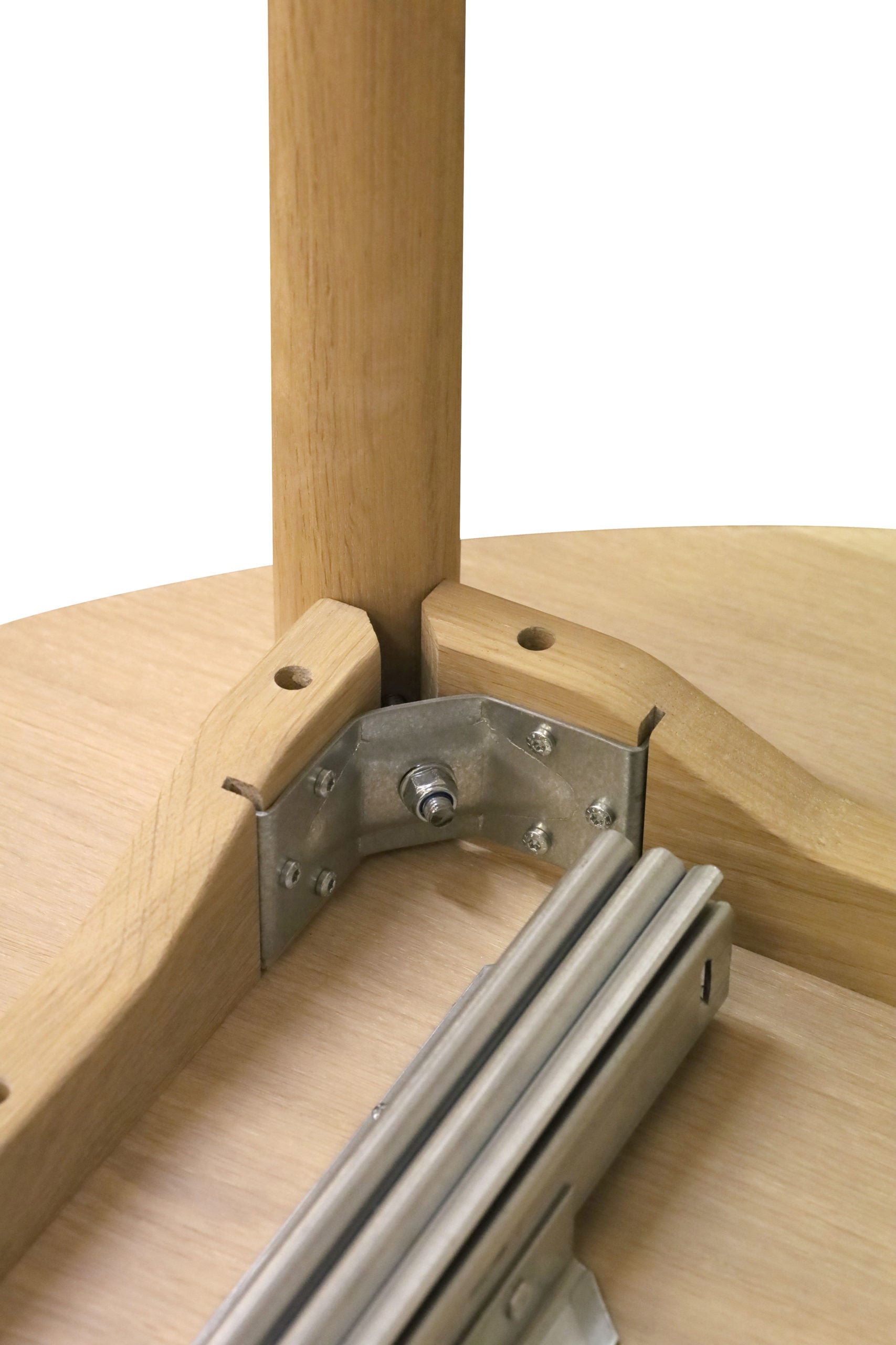 HOLMEN - Runder Esstisch, Eiche