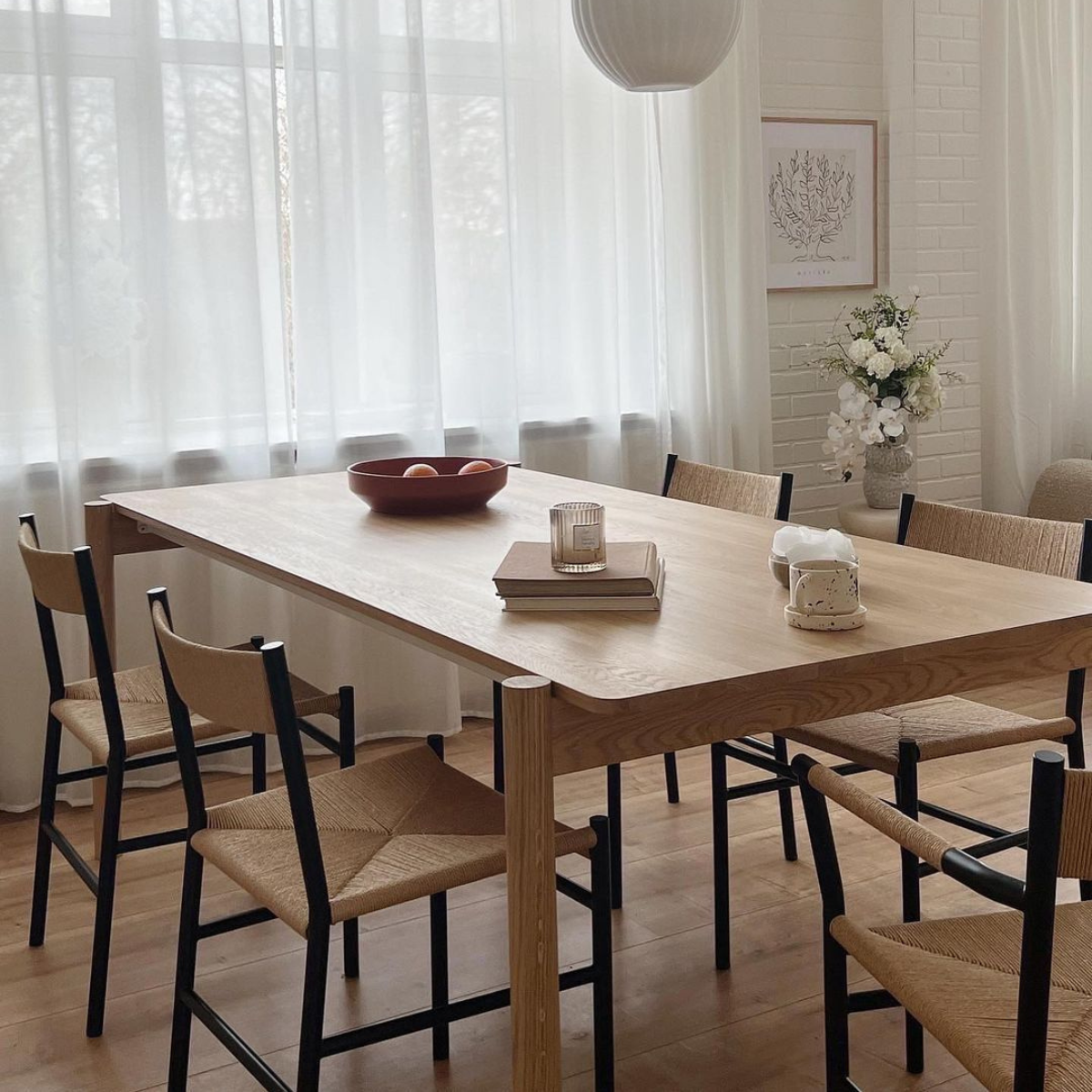 THY - Rechteckiger Esstisch, Stahlgestell