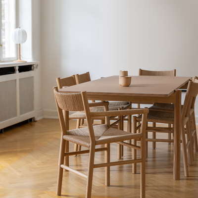 THY - Rechteckiger Esstisch, Stahlgestell